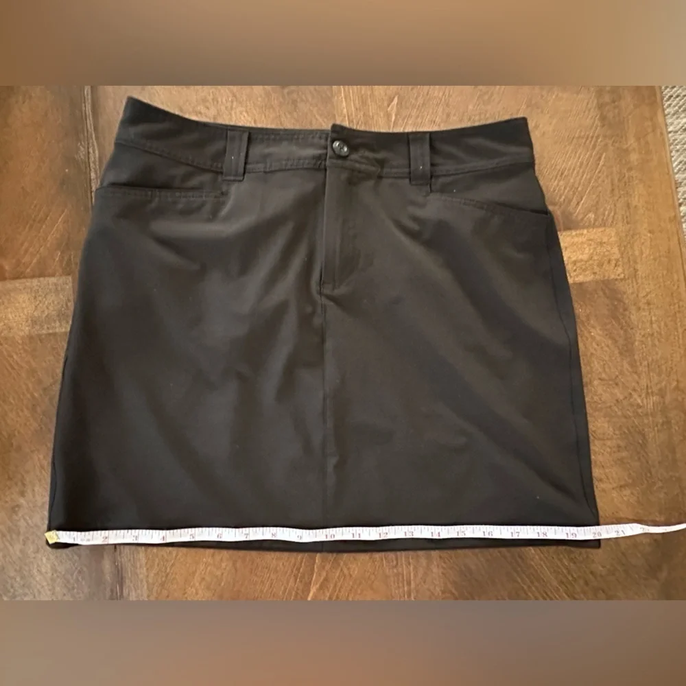 UEC EDDIE BAUERr Adventurer 2.0 Active Skirt Skort Black Women's Size 6